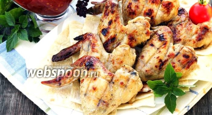 Шашлык из курицы в кефире