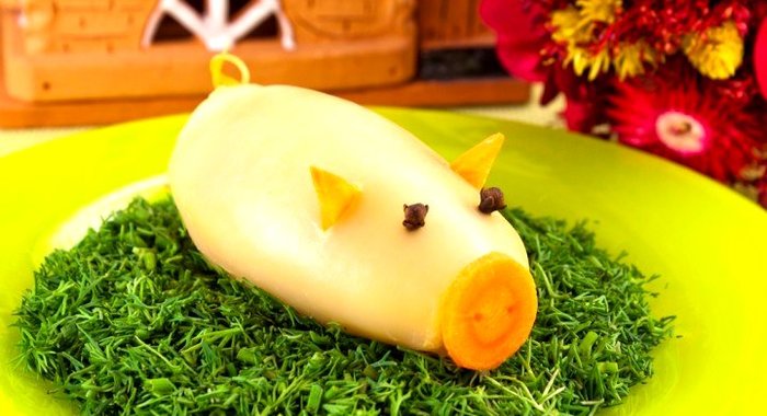 Фаршированные кальмары «Поросята»