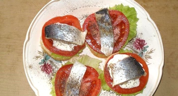 Бутерброды открытые