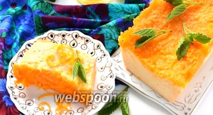Творожно-апельсиновая запеканка