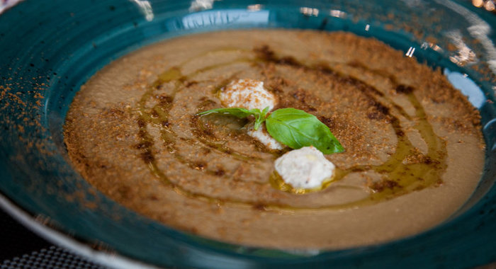 Постный суп-пюре из чечевицы