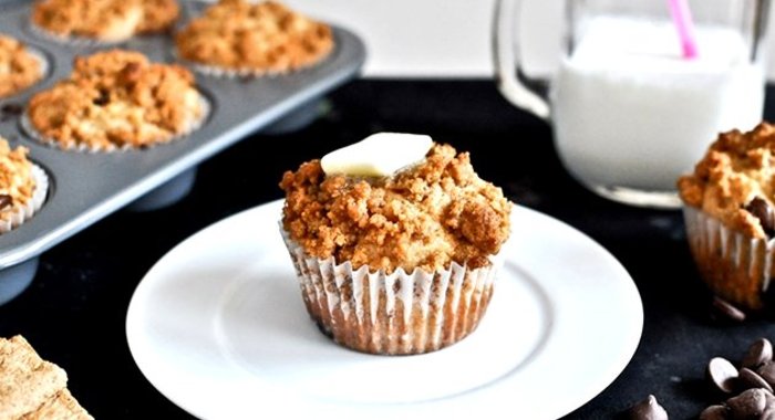 Кексы с кусочками шоколада