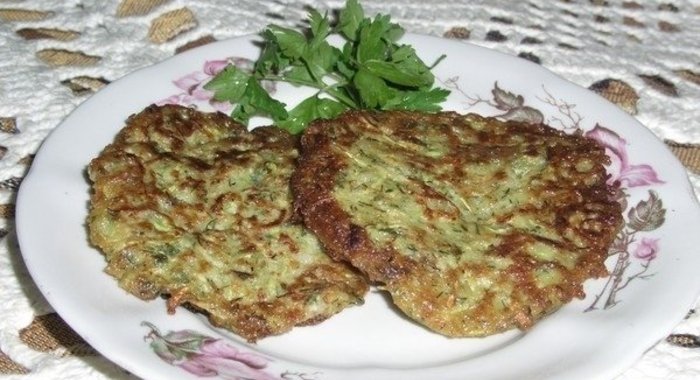 Оладьи из кабачков