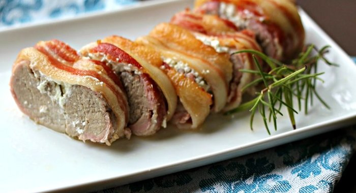 Рулет из свинины с сыром