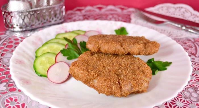 Отбивные из свиного фарша