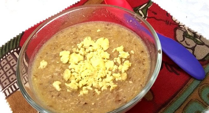 Детский суп-пюре с гречкой