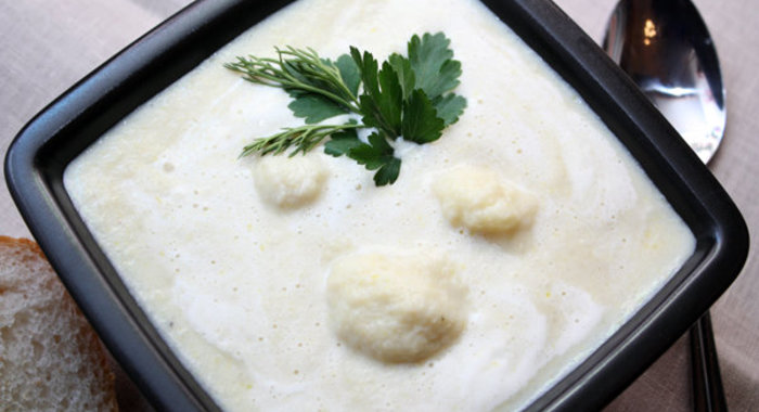 Суп-пюре из цветной капусты