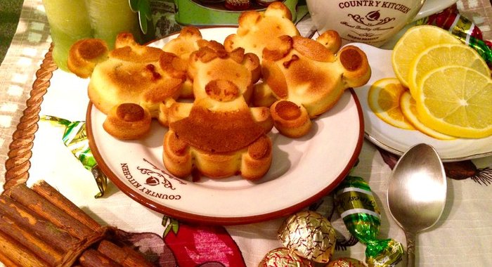 Бисквитные мишки