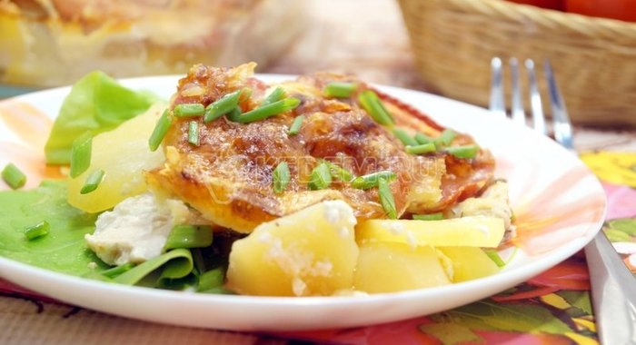 Куриная запеканка «Астория»