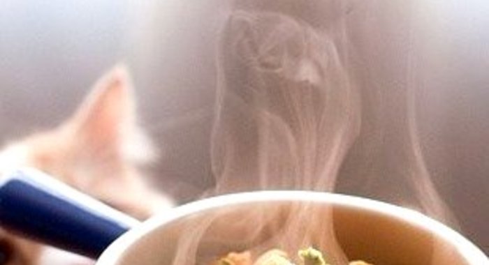 Рагу из чечевицы и белых грибов