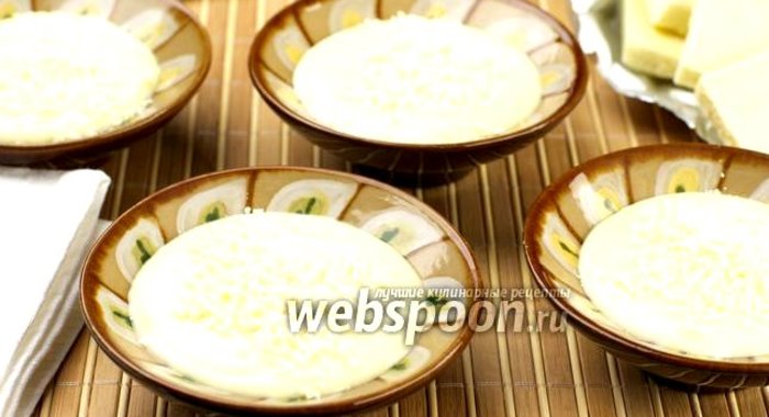 Сметанный крем с белым шоколадом