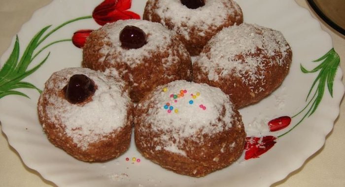 Пирожное из ванильных сухарей