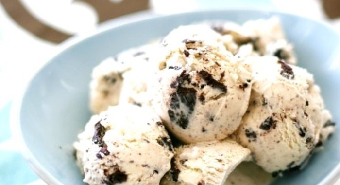 Мороженое с шоколадом