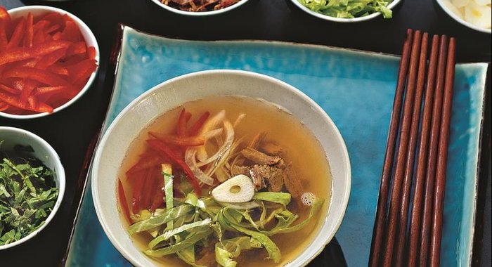 Корейский суп Юкидян