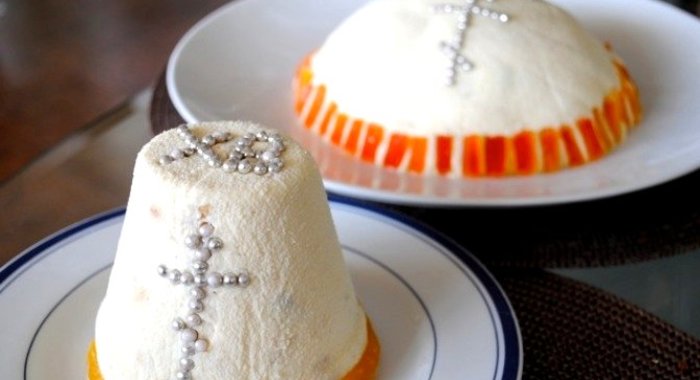 Пасха из сырковой массы