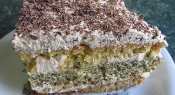 Торт Сказка с маком