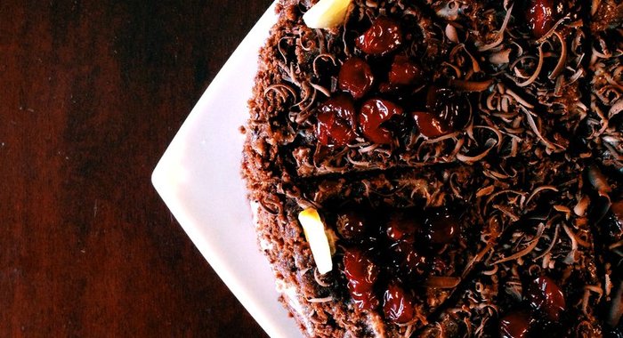 Шоколадный торт с кремом маскарпоне