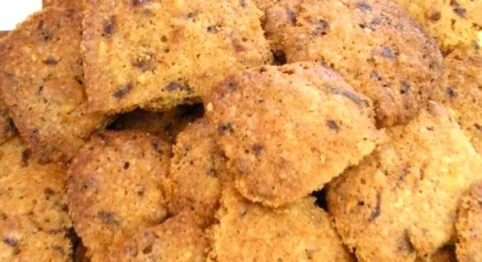 Кофейное печенье с грецкими орехами