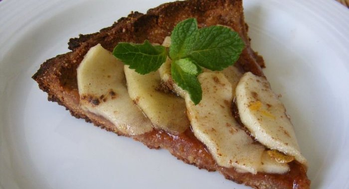 Постный пирог с яблоками