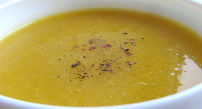 Тыквенный суп-пюре с имбирем