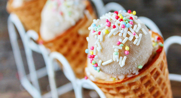 Домашнее ванильно-сливочное мороженое