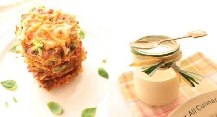 Овощные оладушки с сырной корочкой