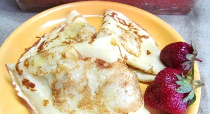 Блинчики с бананом