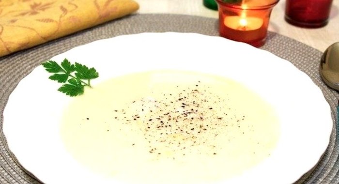 Суп-пюре с плавленым сыром