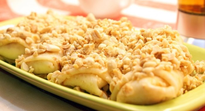 Блинчики в ореховой корочке