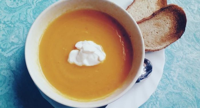 Тыквенно-морковный суп-пюре