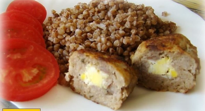 Котлеты с яйцом внутри тухум долма