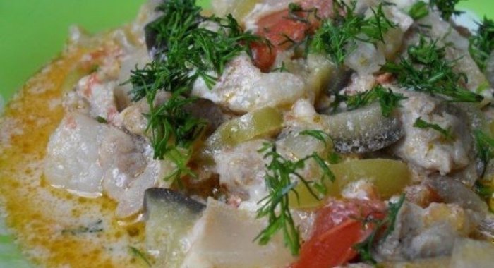 Рагу с мясом и овощами