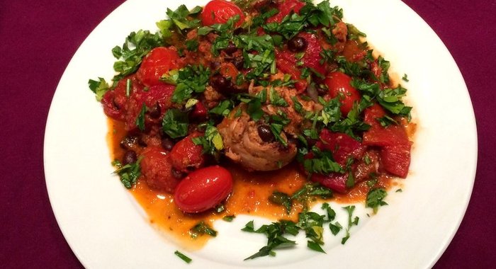 Пири-пири куриное рагу по‑португальски