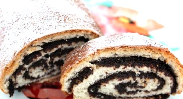 Постный пирог с маком