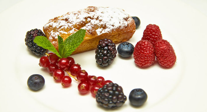 Постный морковный кекс