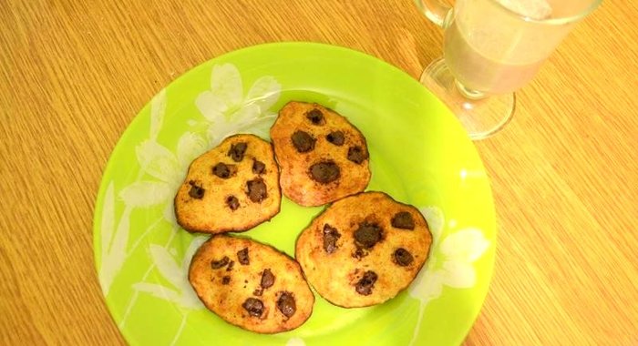 Бананово-овсяное печенье