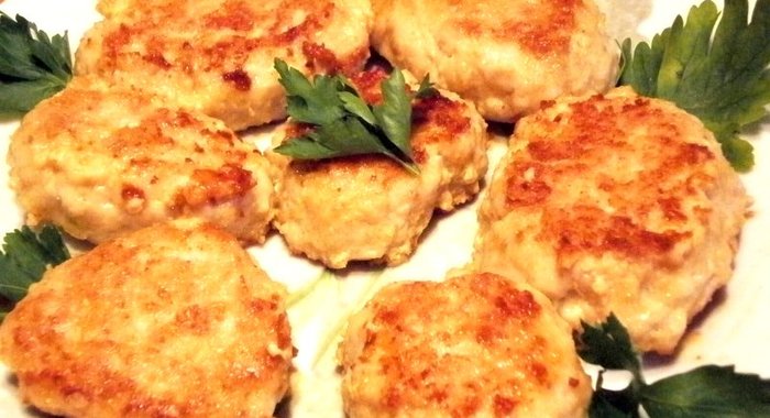 Котлеты из куриных желудков