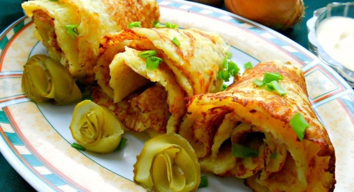 Блины из таркованной массы