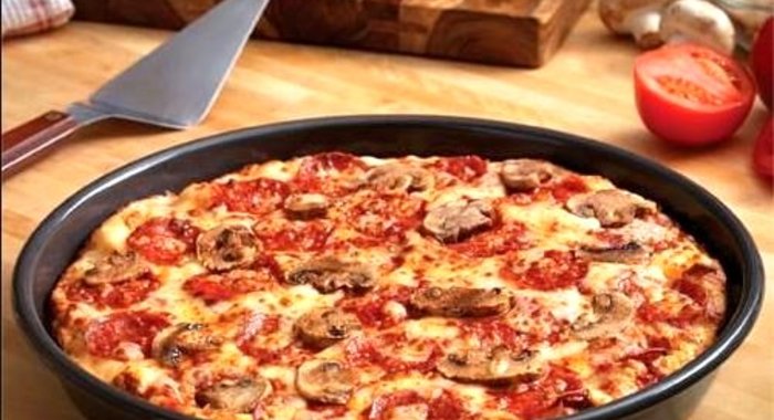 Пицца 10 минут на сковороде