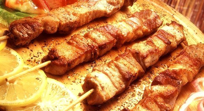 Шашлыки по‑гречески
