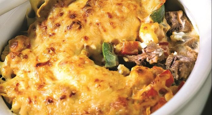 Запеканка с телячьим языком