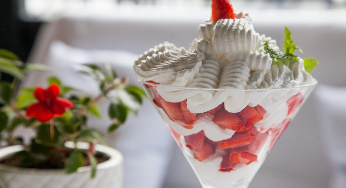 Клубника со сливками