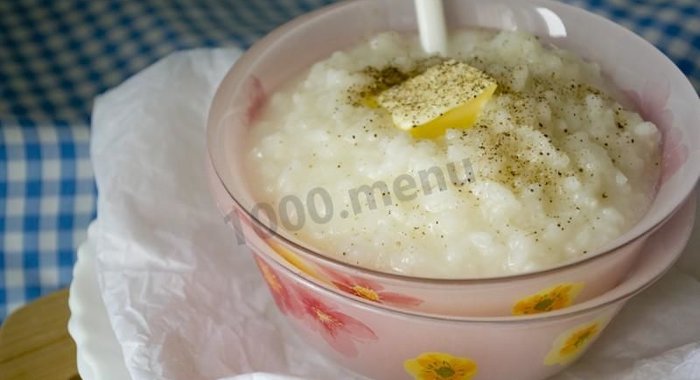 Рисовая каша на воде