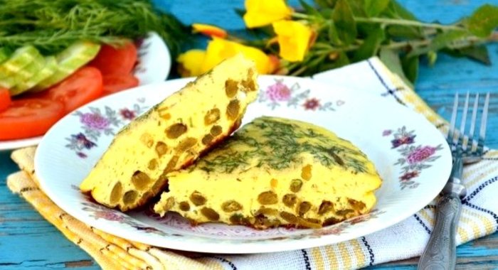 Омлет в мультиварке