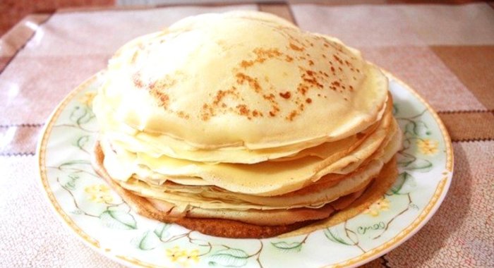 Блинчики на сухом молоке