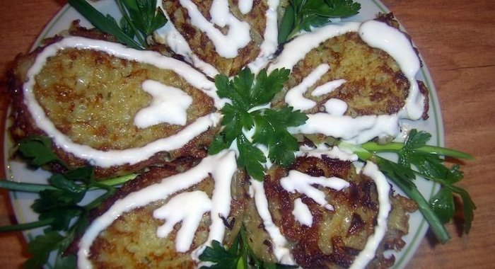 Картофельные оладьи