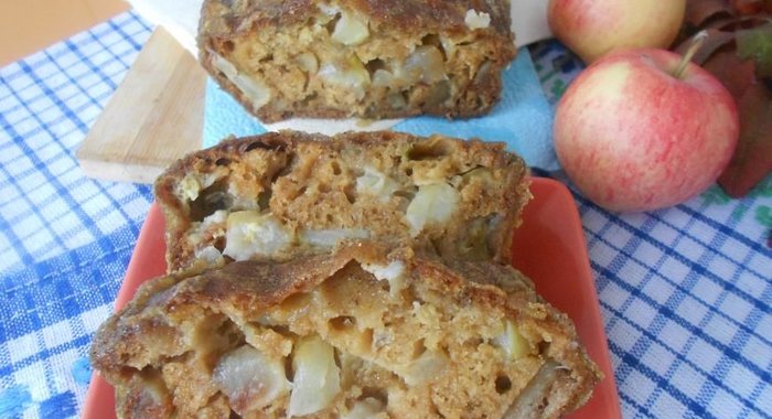 Яблочный кекс с крустильяном