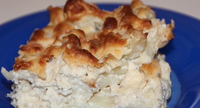 Капуста, запеченная под соусом