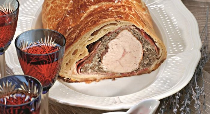 Рулет Веллингтон из индейки