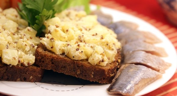 Бутерброды с картофелем